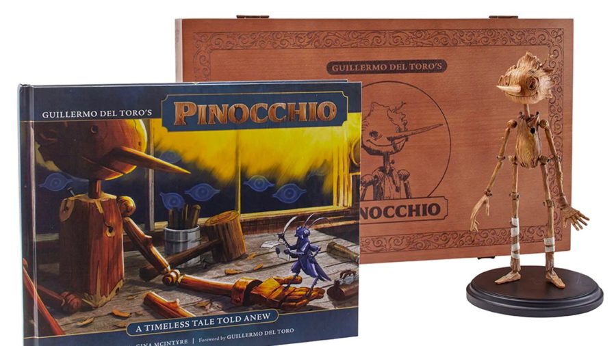 Lanzan réplica de edición limitada de 'Pinocho' de Guillermo del Toro
