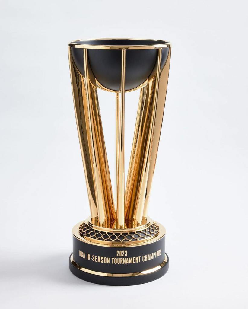 El trofeo que se llevarán Pacers o Lakers