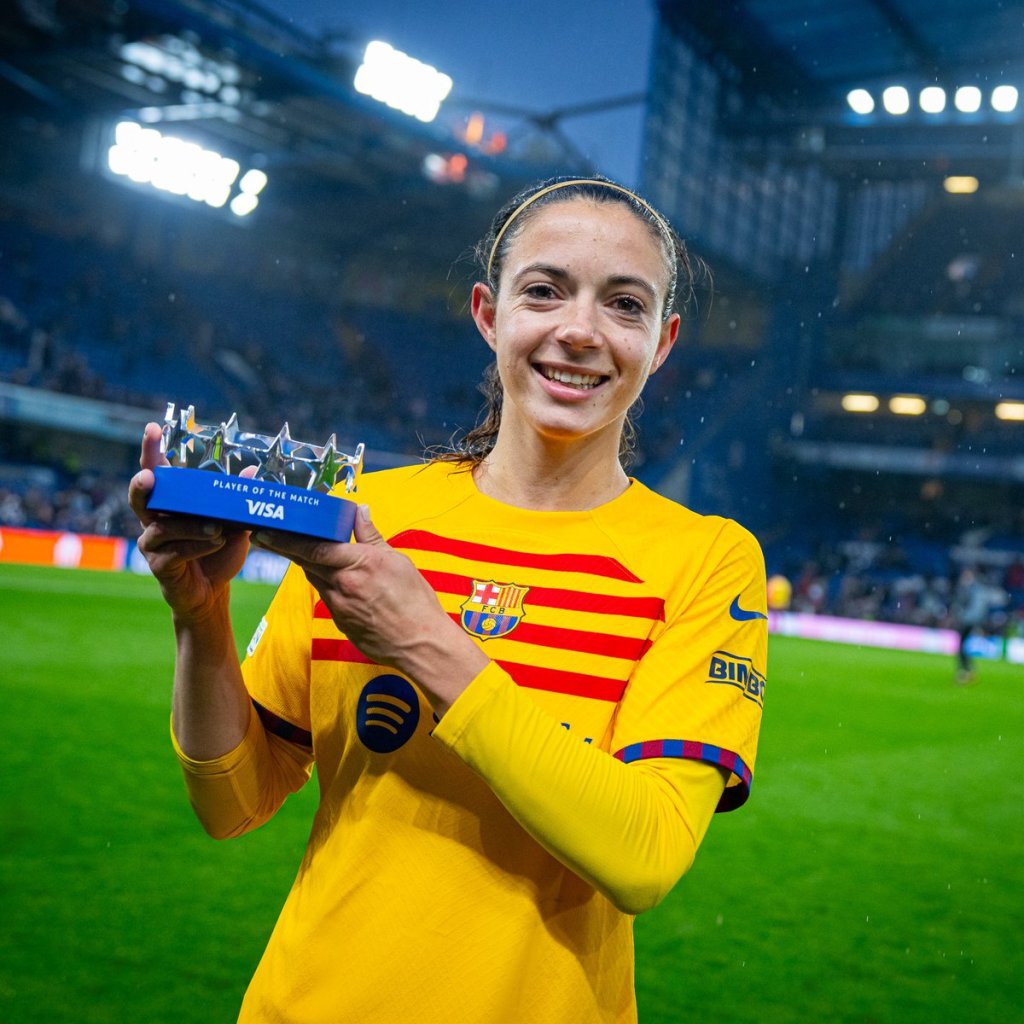 Aitana Bonmatí, MVP del partido vs Chelsea 