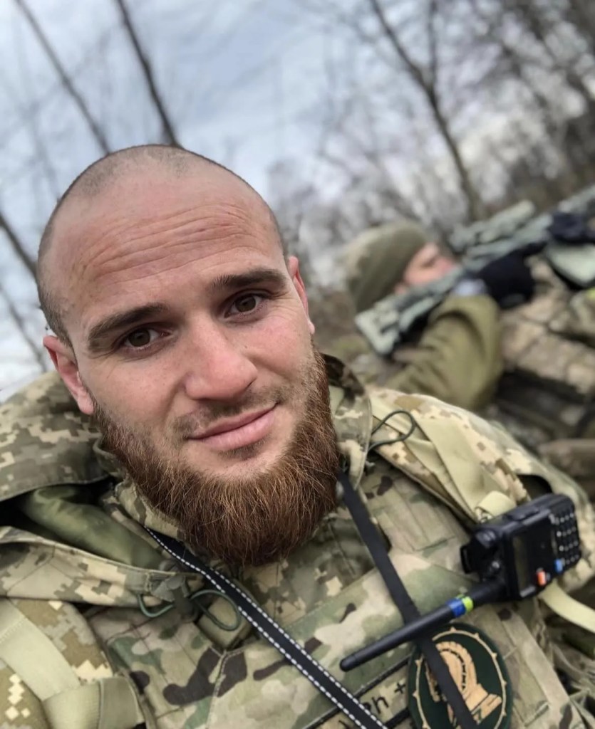 Oleksandr Pielieshenko, con el ejército de Ucrania