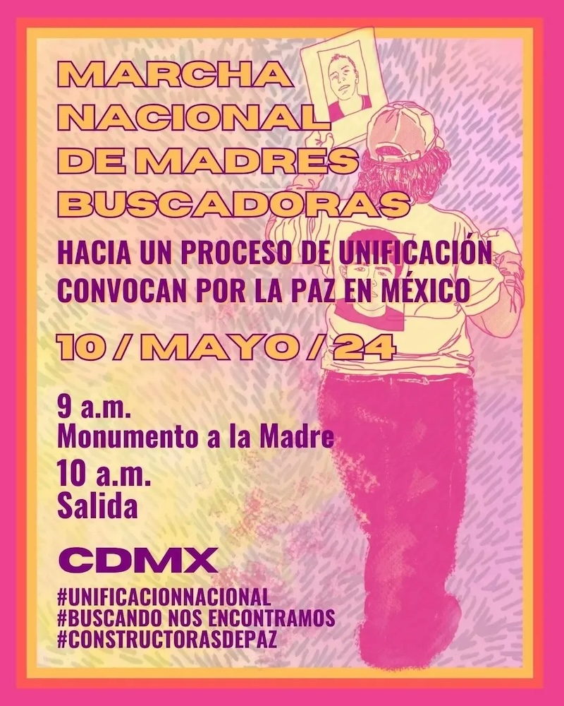 Marcha Nacional de Madres Buscadoras: Ruta y hora del otro 10 de mayo en CDMX